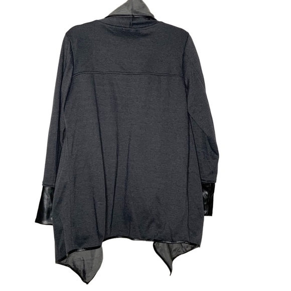 MOTHERHOOD Maternity dark grey open front cardigan. Size L - Picture 8 of 10